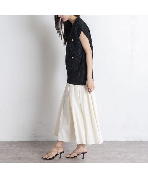 EUCLAID / エウクレイド ベスト | 【雑誌掲載】ペーパーモールニットベスト | 詳細14