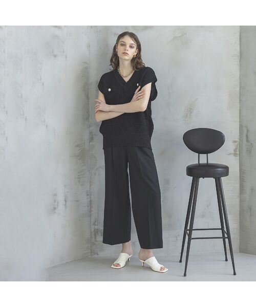 EUCLAID / エウクレイド ベスト | 【雑誌掲載】ペーパーモールニットベスト | 詳細18