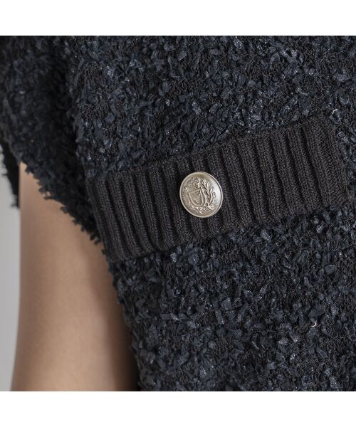 EUCLAID / エウクレイド ベスト | 【雑誌掲載】ペーパーモールニットベスト | 詳細8