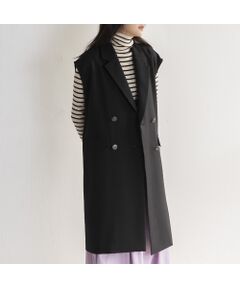 EUCLAID / エウクレイド ベスト | 【雑誌掲載】ダブルボタンロングジレ