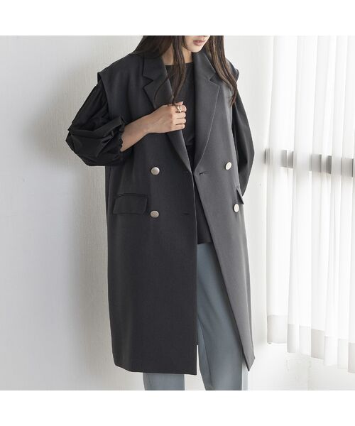 EUCLAID / エウクレイド ベスト | 【雑誌掲載】ダブルボタンロングジレ | 詳細9