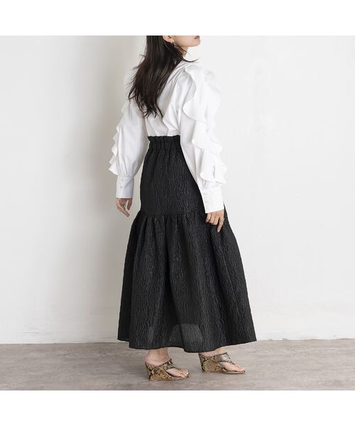 EUCLAID / エウクレイド シャツ・ブラウス | 【雑誌掲載】フリルスリーブブラウス | 詳細2