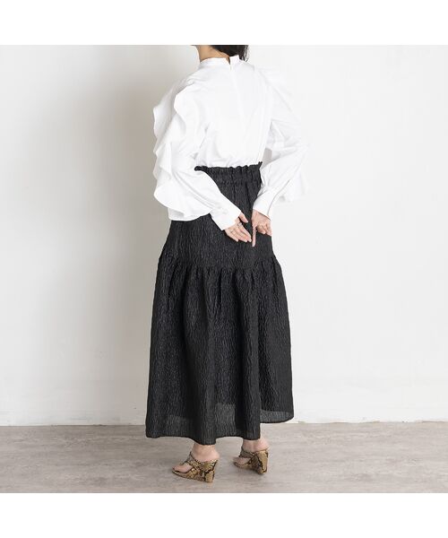 EUCLAID / エウクレイド シャツ・ブラウス | 【雑誌掲載】フリルスリーブブラウス | 詳細3