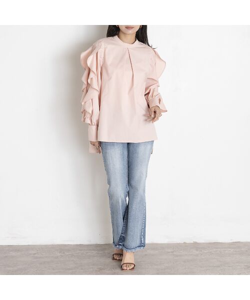 EUCLAID / エウクレイド シャツ・ブラウス | 【雑誌掲載】フリルスリーブブラウス | 詳細14