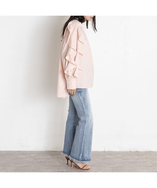 EUCLAID / エウクレイド シャツ・ブラウス | 【雑誌掲載】フリルスリーブブラウス | 詳細16