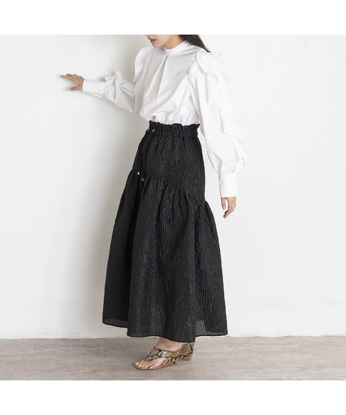 EUCLAID / エウクレイド ミニ・ひざ丈スカート | 【VERY掲載】ふくれジャカードスカート | 詳細10