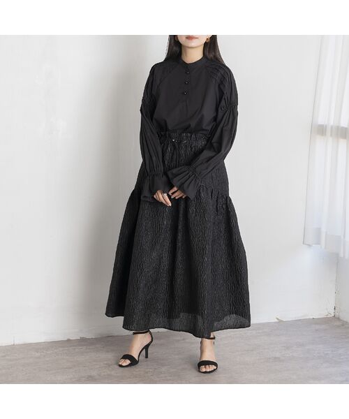 EUCLAID / エウクレイド ミニ・ひざ丈スカート | 【VERY掲載】ふくれジャカードスカート | 詳細13