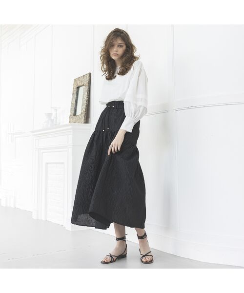 EUCLAID / エウクレイド ミニ・ひざ丈スカート | 【VERY掲載】ふくれジャカードスカート | 詳細14