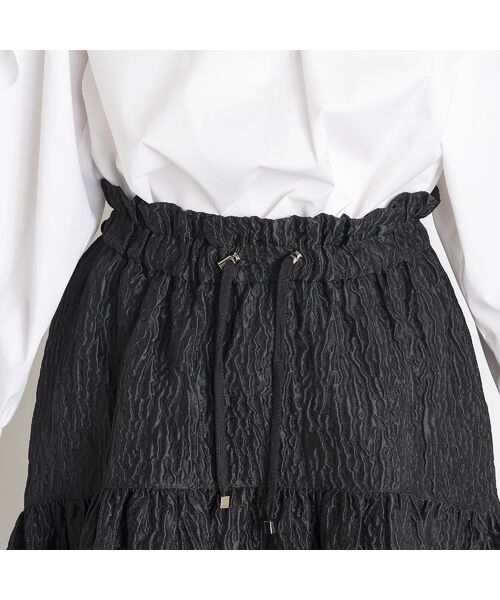 EUCLAID / エウクレイド ミニ・ひざ丈スカート | 【VERY掲載】ふくれジャカードスカート | 詳細2