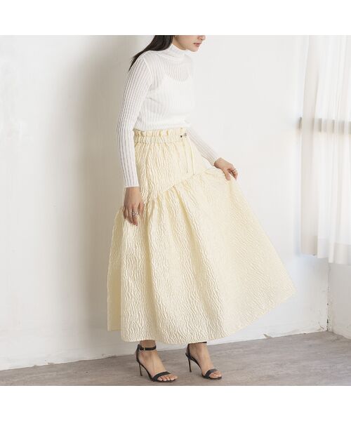 EUCLAID / エウクレイド ミニ・ひざ丈スカート | 【VERY掲載】ふくれジャカードスカート | 詳細16