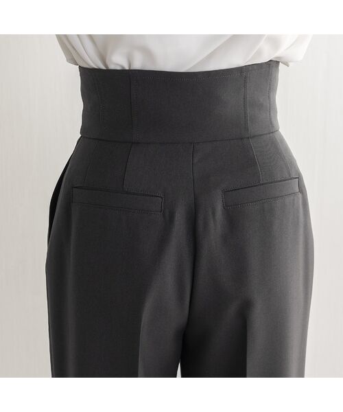 EUCLAID / エウクレイド その他パンツ | 【雑誌掲載】ハイウエストタックパンツ | 詳細13
