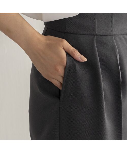 EUCLAID / エウクレイド その他パンツ | 【雑誌掲載】ハイウエストタックパンツ | 詳細14