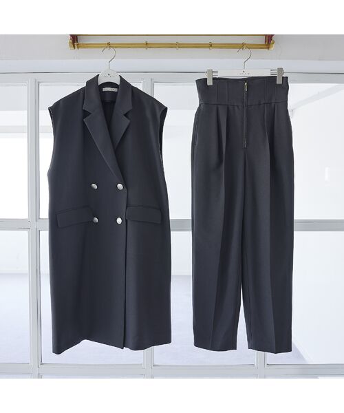 EUCLAID / エウクレイド その他パンツ | 【雑誌掲載】ハイウエストタックパンツ | 詳細15