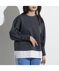 EUCLAID / エウクレイド カットソー | 【雑誌掲載】タックスリーブプルオーバー