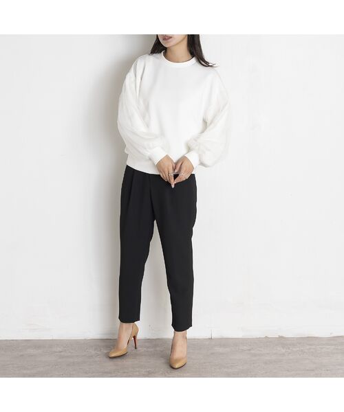 EUCLAID / エウクレイド カットソー | 【雑誌掲載】チュールスリーブプルオーバー | 詳細5