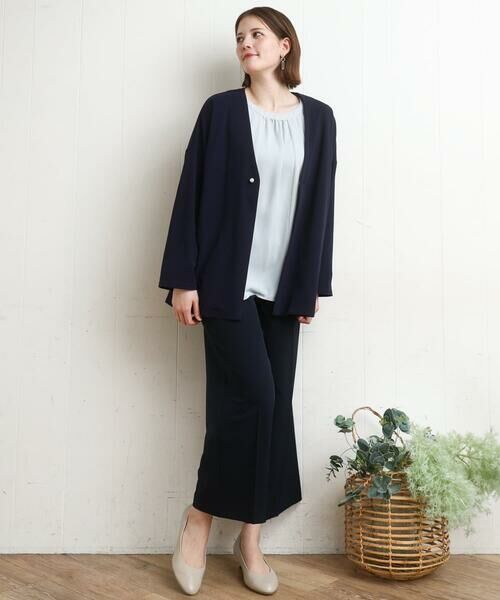 eur3 / エウルキューブ シャツ・ブラウス | 【大きいサイズ/11号サイズあり】パール付きブラウス | 詳細4