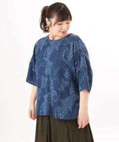 eur3 / エウルキューブ シャツ・ブラウス | 【大きいサイズ】ジャカードブラウス