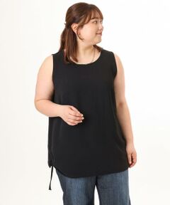 eur3 / エウルキューブ タンクトップ | 【大きいサイズ】サイドストリングタンクトップ