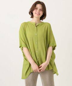 eur3 / エウルキューブ シャツ・ブラウス | 【大きいサイズ】シャーリングシア—ブラウス