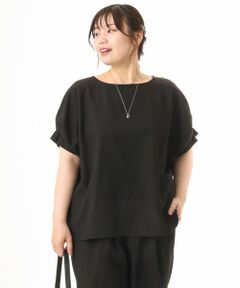 eur3 / エウルキューブ シャツ・ブラウス | 【WEB先行販売】【大きいサイズ/吸水速乾】ドライタッチサッカーブラウス