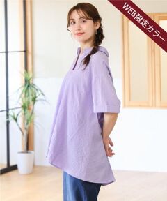eur3 / エウルキューブ シャツ・ブラウス | 【大きいサイズ】ぽこぽこチュニックブラウス