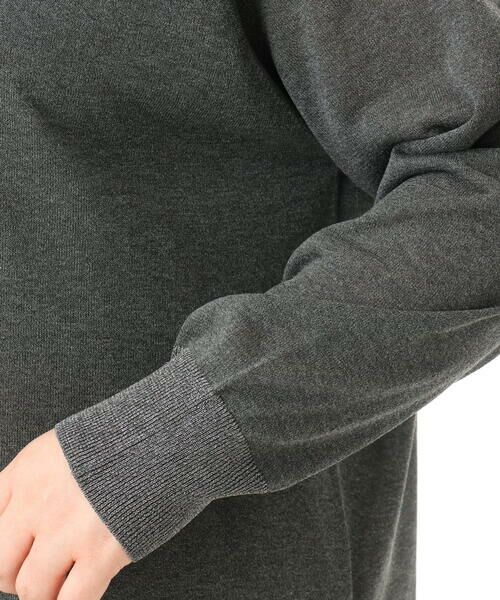 eur3 / エウルキューブ カーディガン・ボレロ | 【大きいサイズ】クルーネックラメカーディガン | 詳細9