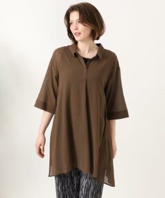 eur3 / エウルキューブ チュニック | 【大きいサイズ】コットンシアーチュニック