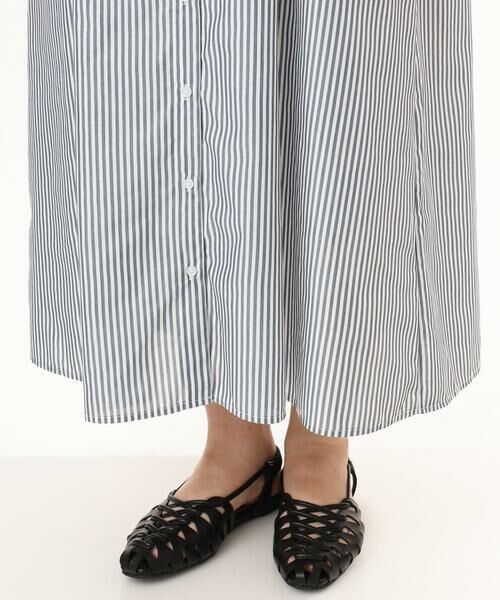 eur3 / エウルキューブ ロング・マキシ丈ワンピース | 【大きいサイズ/a.v.v×eur3】ピンタックワンピース | 詳細11