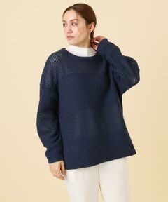 eur3 / エウルキューブ ニット・セーター | 【大きいサイズ/a.v.v×eur3】メッシュニット