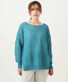 eur3 / エウルキューブ ニット・セーター | 【大きいサイズ】テープヤーンプルオーバーニット