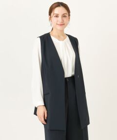 eur3 / エウルキューブ セットアップ | 【大きいサイズ】WクロスVネックジレ