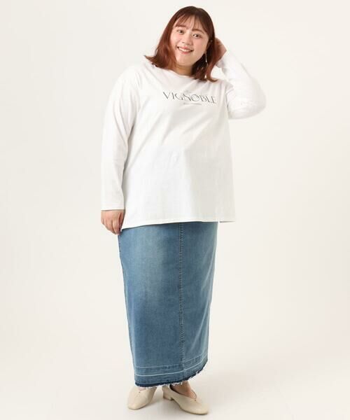 eur3 / エウルキューブ カットソー | 【大きいサイズ】コットン長袖Tシャツ | 詳細8