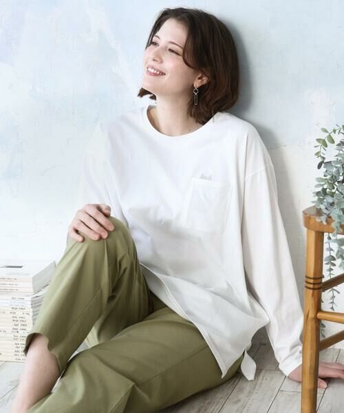 eur3 / エウルキューブ カットソー | 【大きいサイズ】コットン長袖Tシャツ | 詳細10
