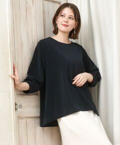 eur3 / エウルキューブ カットソー | 【大きいサイズ】バックスリットプルオーバー