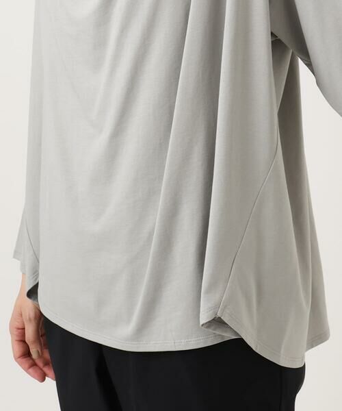 eur3 / エウルキューブ カットソー | 【大きいサイズ】ドレープネックトップス | 詳細12