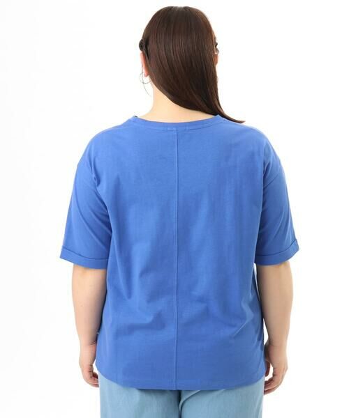 eur3 / エウルキューブ カットソー | 【大きいサイズ/接触冷感/UVカット】ドロップショルダーコットンTシャツ | 詳細13