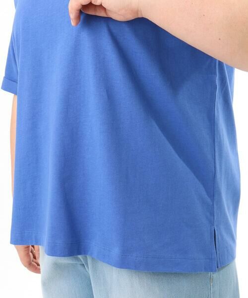 eur3 / エウルキューブ カットソー | 【大きいサイズ/接触冷感/UVカット】ドロップショルダーコットンTシャツ | 詳細16