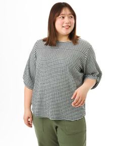 eur3 / エウルキューブ カットソー | 【大きいサイズ】カーブヘムカットソー