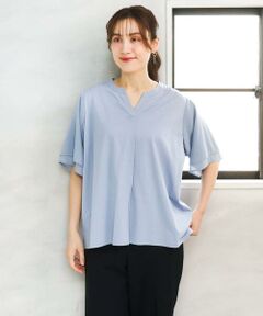 eur3 / エウルキューブ カットソー | 【大きいサイズ】シア—スリーブカットソー