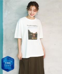 eur3 / エウルキューブ カットソー | 【大きいサイズ/機能素材】フォトプリントTシャツ