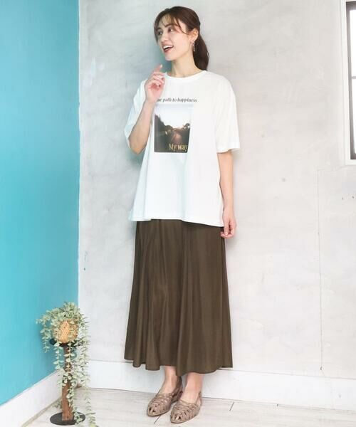 eur3 / エウルキューブ カットソー | 【大きいサイズ/機能素材】フォトプリントTシャツ | 詳細3