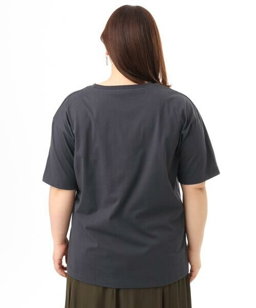 eur3 / エウルキューブ カットソー | 【大きいサイズ/機能素材】フォトプリントTシャツ | 詳細22