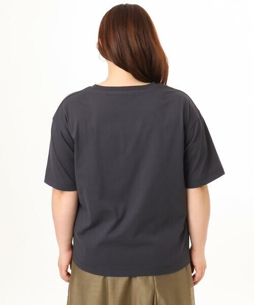 eur3 / エウルキューブ カットソー | 【大きいサイズ/機能素材】フロッキーロゴTシャツ | 詳細10