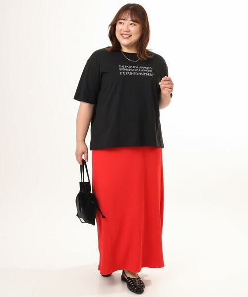 eur3 / エウルキューブ カットソー | 【大きいサイズ/機能素材】フロッキーロゴTシャツ | 詳細20