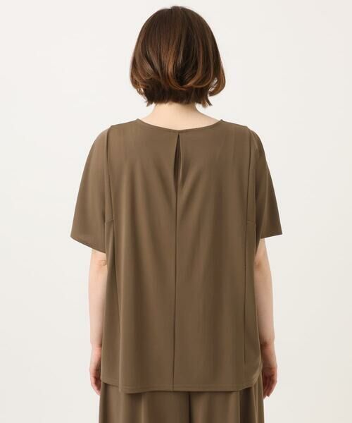 eur3 / エウルキューブ カットソー | 【大きいサイズ/接触冷感/セットアップ対応】Vネックジャージートップス | 詳細8