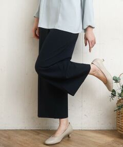 eur3 / エウルキューブ その他パンツ | 【大きいサイズ】センタープレスワイドパンツ