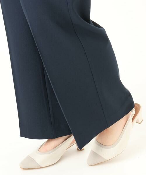 eur3 / エウルキューブ その他パンツ | 【大きいサイズ】センタープレスワイドパンツ | 詳細29