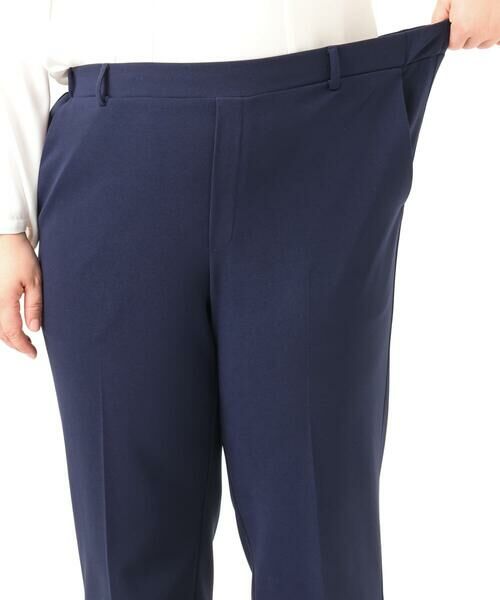 eur3 / エウルキューブ その他パンツ | 【大きいサイズ/11号サイズあり/セットアップ対応】カットジョーゼットテーパードパンツ | 詳細12