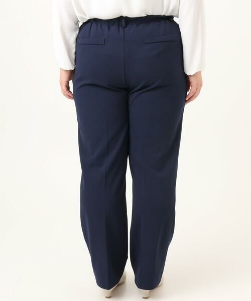 eur3 / エウルキューブ その他パンツ | 【大きいサイズ/11号サイズあり/セットアップ対応】カットジョーゼットテーパードパンツ | 詳細6