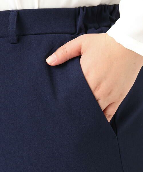 eur3 / エウルキューブ その他パンツ | 【大きいサイズ/11号サイズあり/セットアップ対応】カットジョーゼットテーパードパンツ | 詳細9